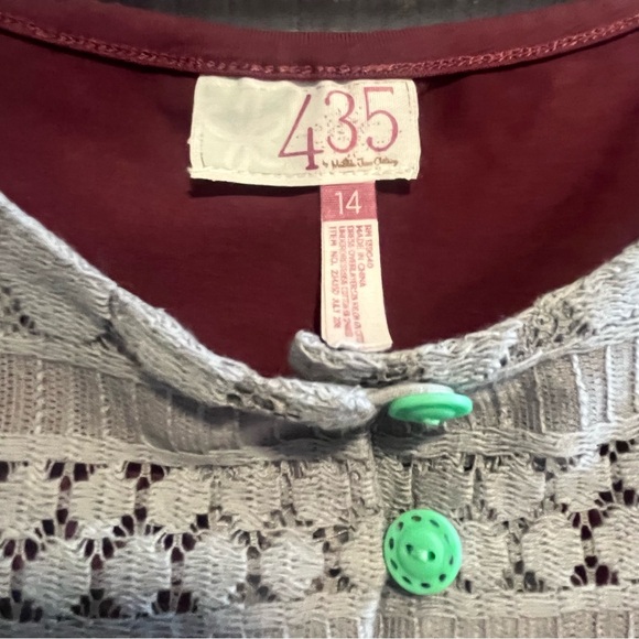 Matilda Jane 435 Sovereign Dress Girls Size 14 Lace Overlay Boho Cottagecore - Picture 7 of 11